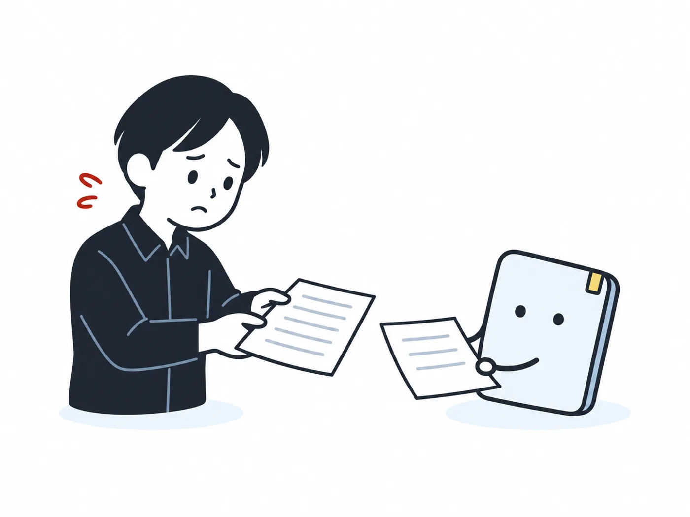 何も渡さずに頼み、それっぽい文章が返ってきて困っている